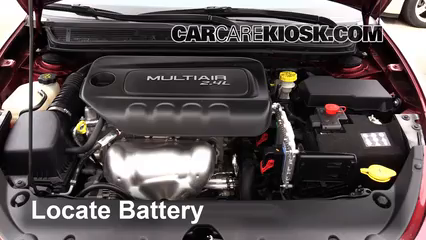 2015 Dodge Dart SXT 2.4L 4 Cyl. Battery Replace